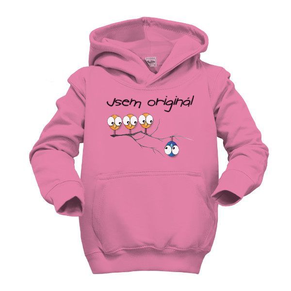 Dětská mikina s kapucí s potiskem dětská mikina "originál"