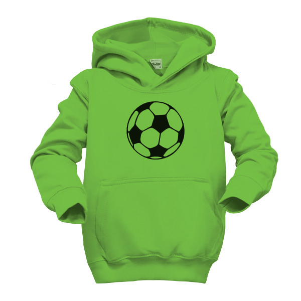 Dětská mikina s kapucí s potiskem fotbalista