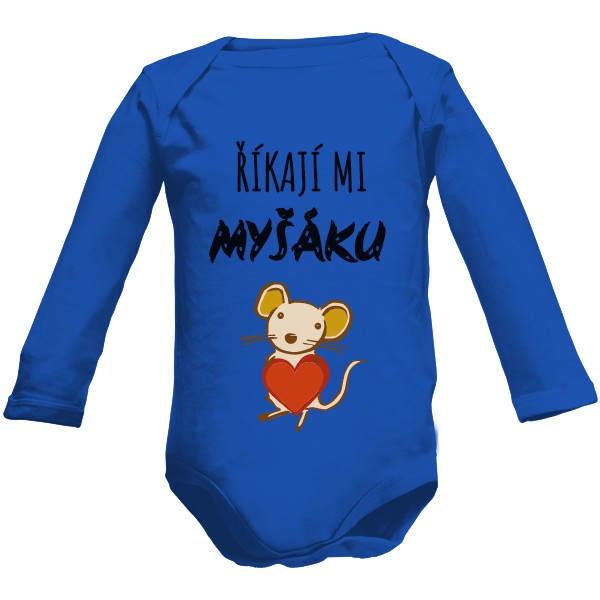 Dětské body Long  s potiskem Říkají mi myšáku