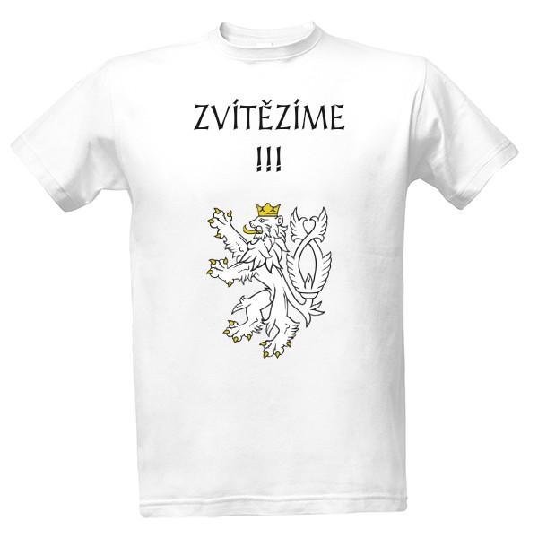 Tričko s potiskem Vítězství v MS v hokeji