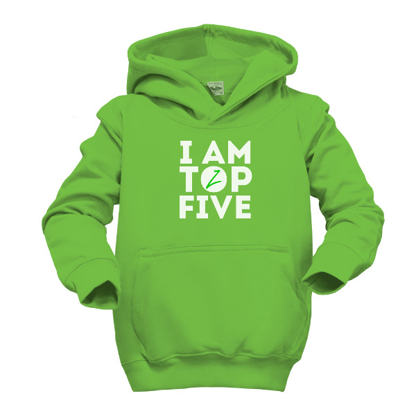 Dětská mikina s kapucí s potiskem ZEK - YouTuberská dětská mikina